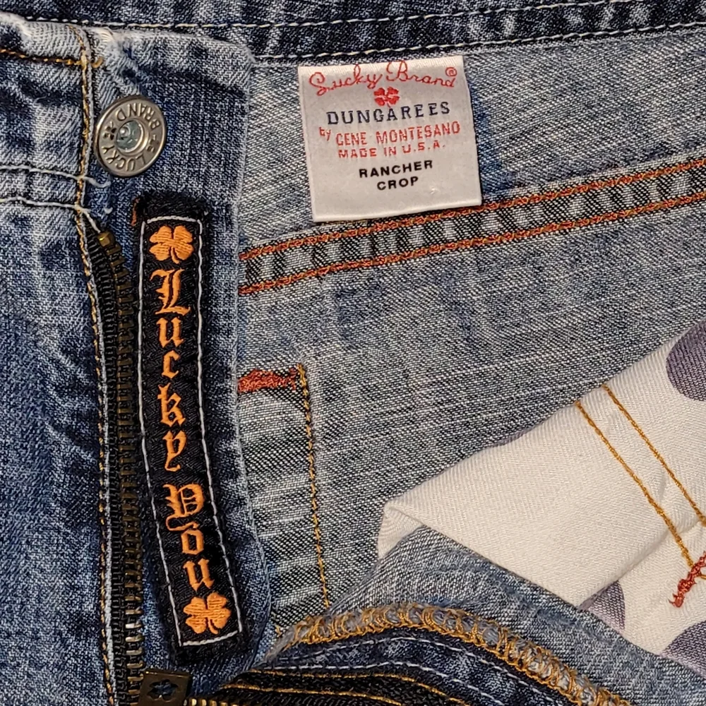 Lucky Brand Vintage Style Rancher Crop Sz 8 - Picture 4 of 10